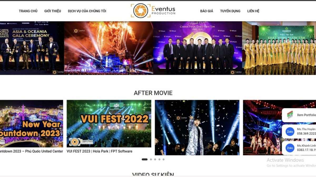 So Sánh Đơn Vị Làm Video Chất Lượng- Eventus Production