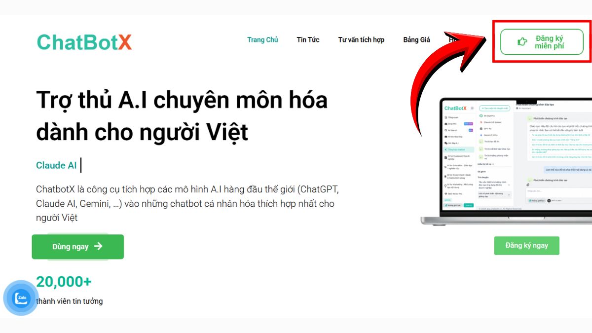 Soạn Giáo Án Bằng ChatbotX bước 1