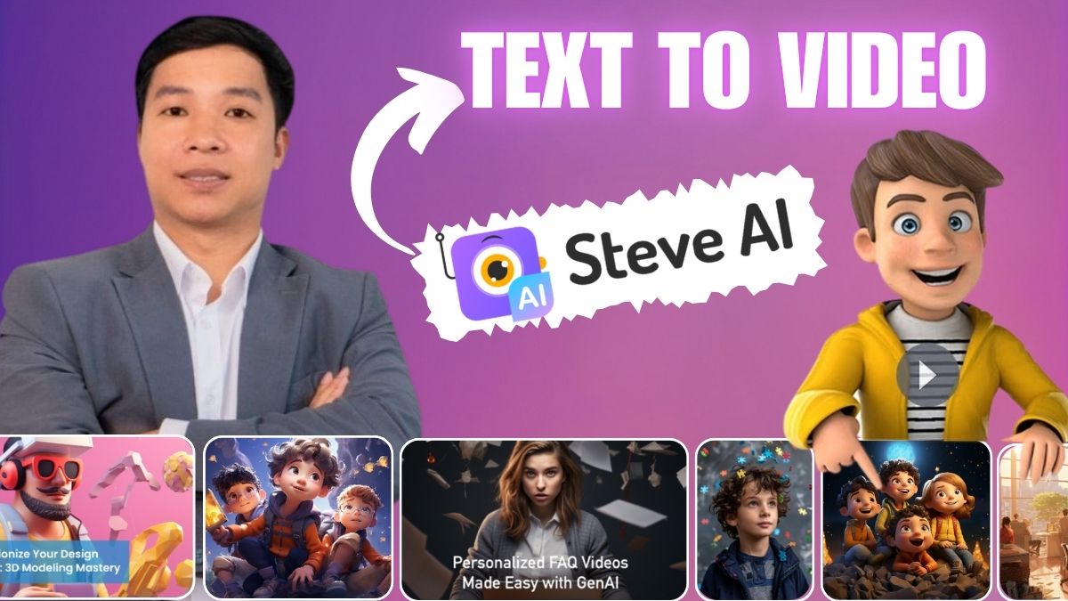 Steve AI là gì? Hướng dẫn cách tạo video AI chuyên nghiệp