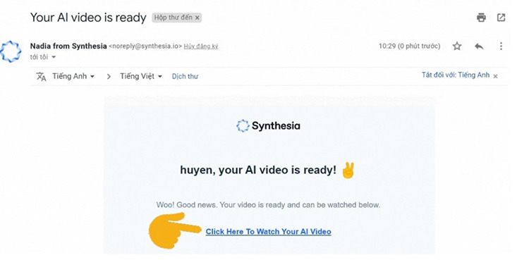 Hướng dẫn cách sử dụng Synthesia AI chi tiết bước 5