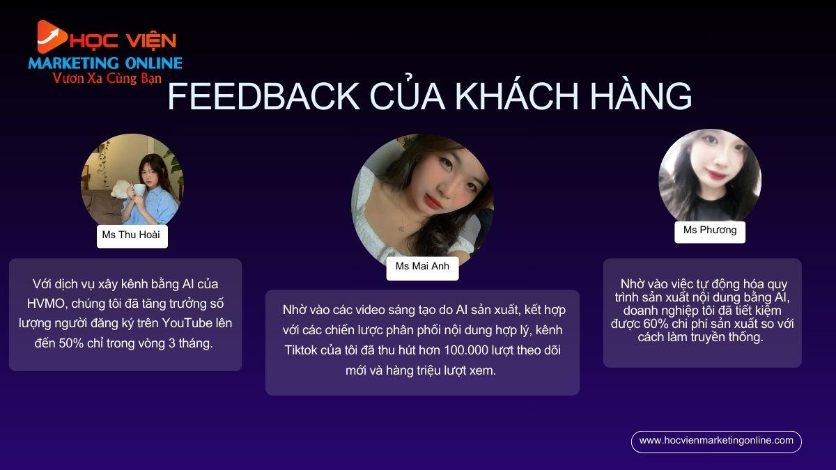 Feedback của học viên sau khóa học làm video bằng AI của Phố Tổng