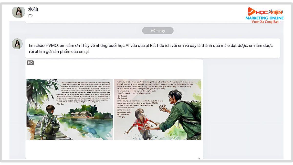 Feedback sử dụng thuần thục công cụ AI trong khóa học AI của Phố Tổng