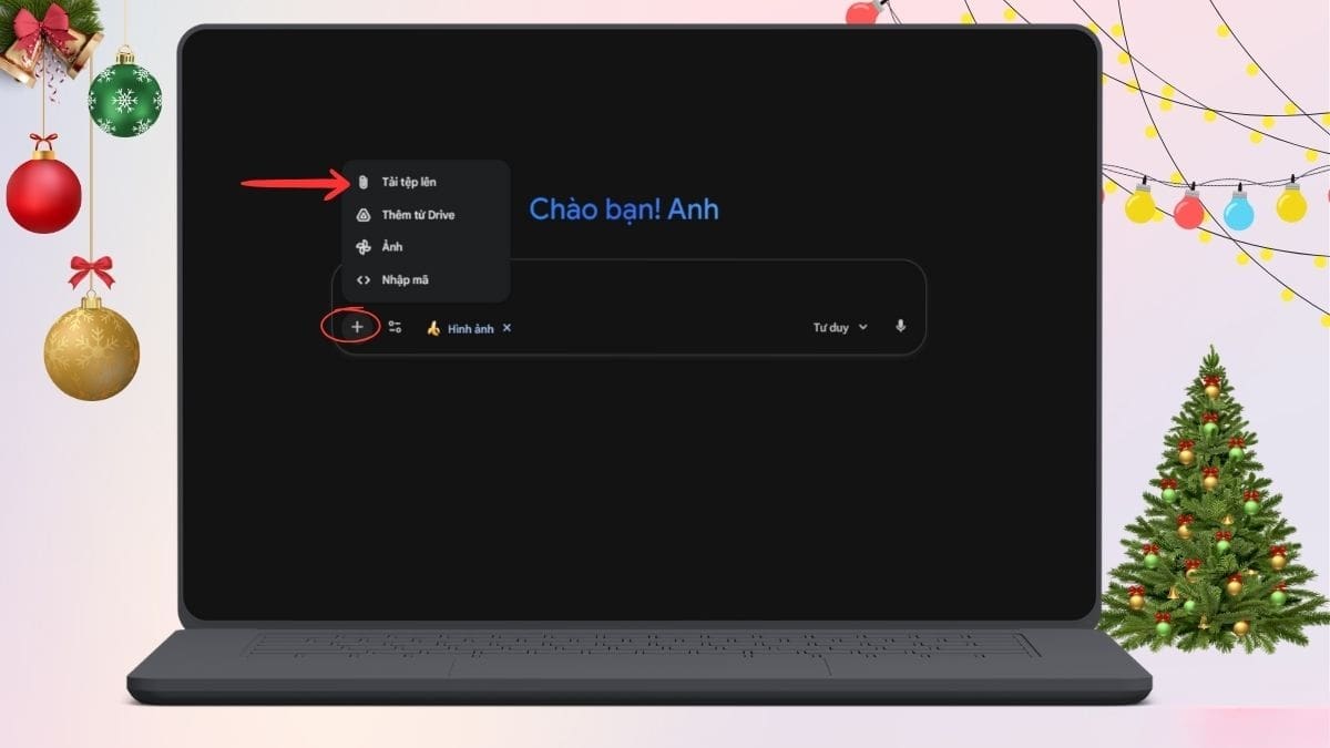 Hướng Dẫn Cách Tạo Ảnh Noel Bằng AI bước 2