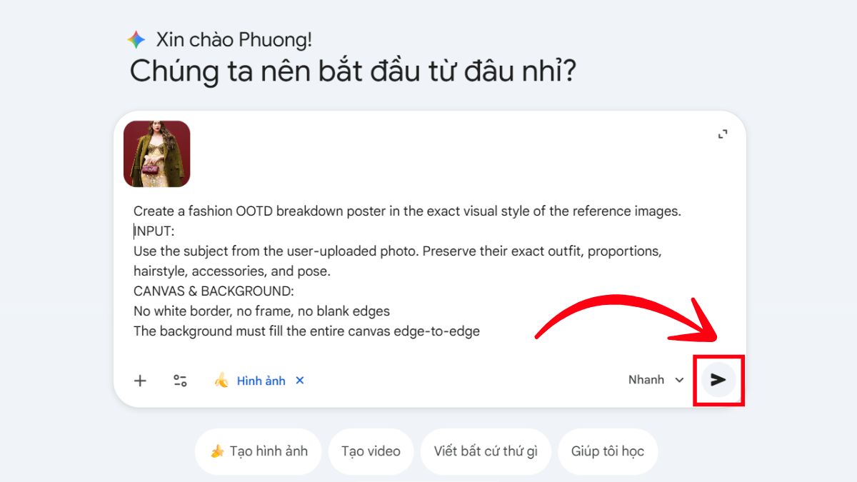 Cách Tạo Ảnh Phân Tích Outfit Bằng AI Trên Máy Tính bước 4