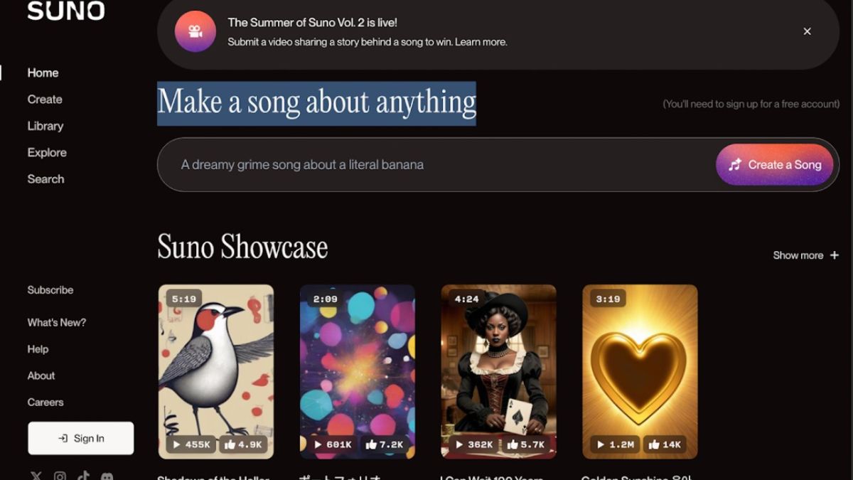 Giới Thiệu Suno– Công Cụ Tạo Beat Karaoke Bằng AI Tốt Nhất