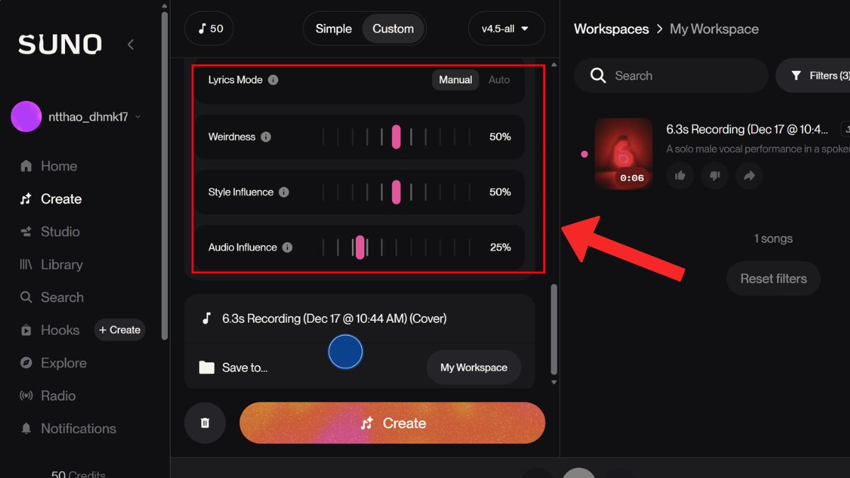 Hướng Dẫn Cách Tạo Beat Karaoke- Tạo Nhạc Không Lời Bằng AI- Phần 1 phương pháp 2 bước 3