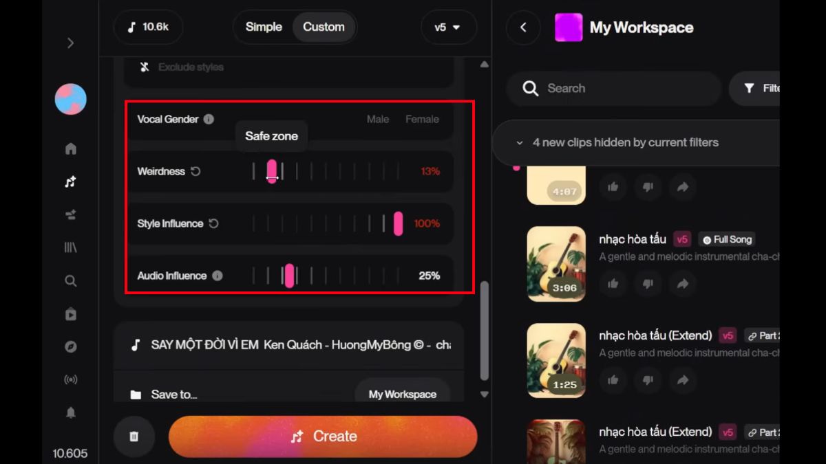 Tạo Beat Karaoke Từ Bài Hát Có Lời phương pháp 2 bước 2