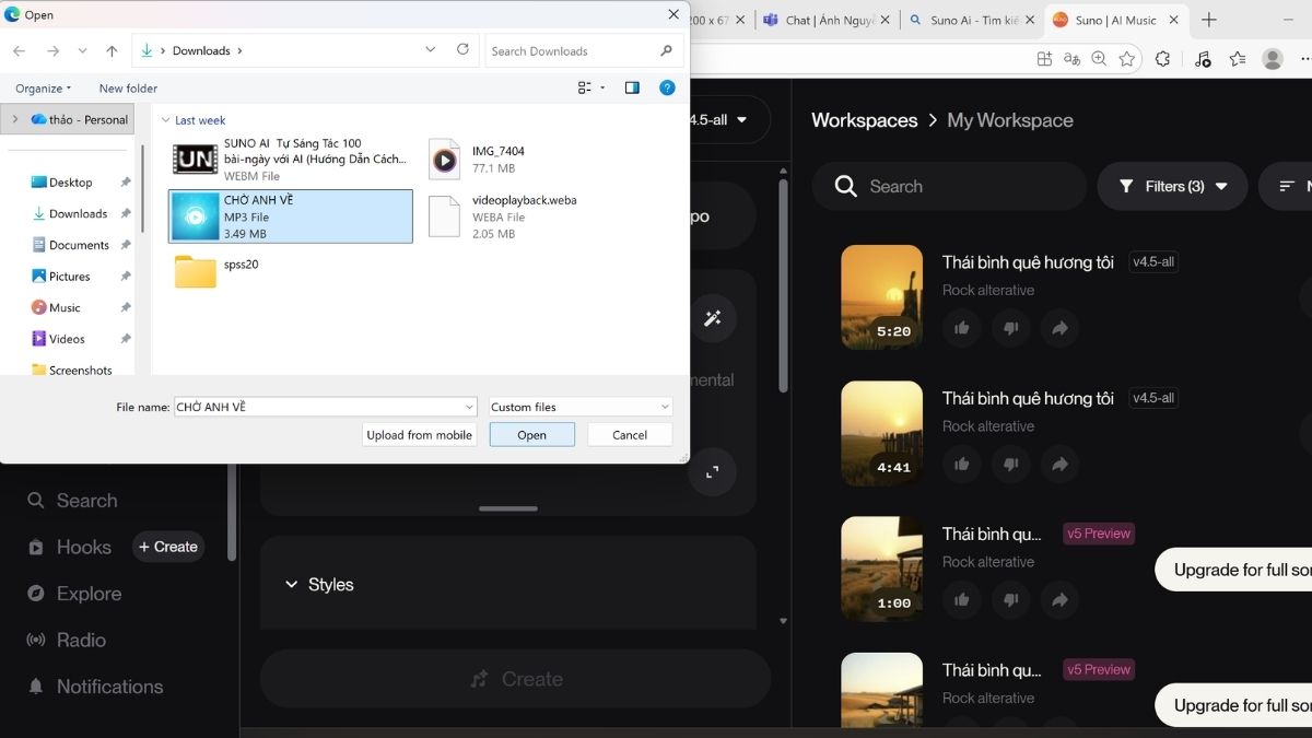Tạo Beat Karaoke Từ Bài Hát Có Lời phương pháp 2 bước 1.1