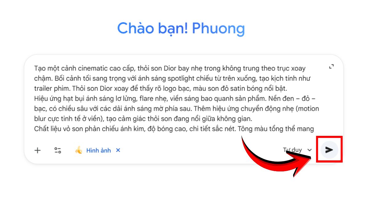 Cách Tạo Ảnh Quảng Cáo Sản Phẩm Bằng Nano Banana Pro bước 2