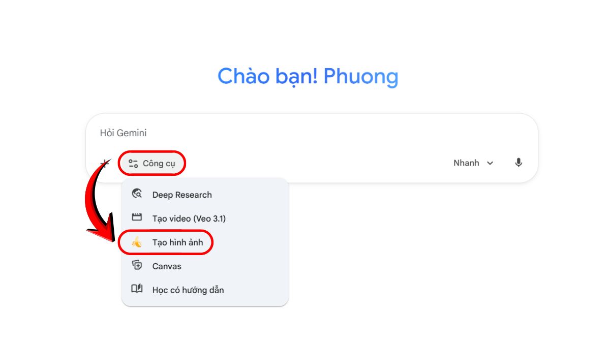 Hướng Dẫn Cách Tạo Infographic Với Nano Banna Pro bước 2