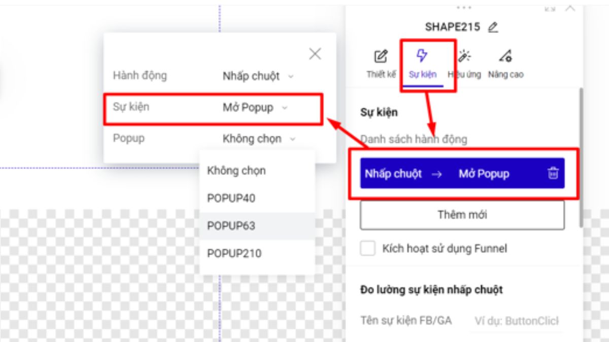 Hướng Dẫn Thiết Kế Menu Trong Ladipage Với Menu Popup Trên Mobile bước 4
