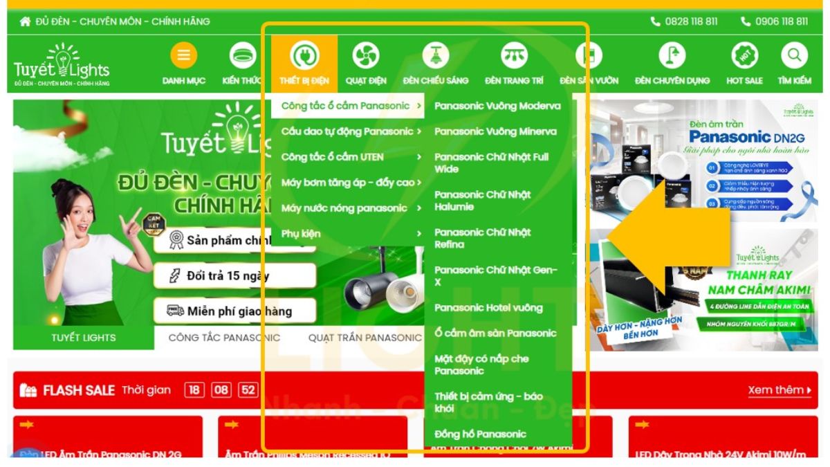 Loại Menu Có Thể Tạo Trong Ladipage- Menu nhiều cấp