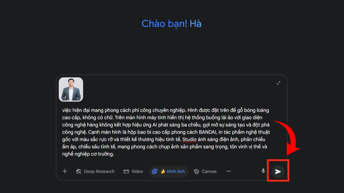 Tạo Mô Hình Chân Dung 3D Bằng Gemini Bước 4