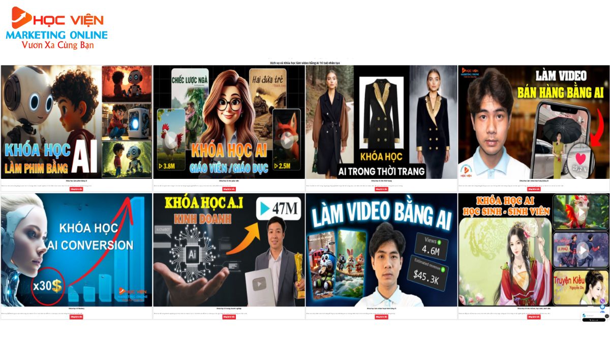 Cách Tạo Nội Dung Số Bằng AI Kiếm Tiền Online- Tạo khóa học AI