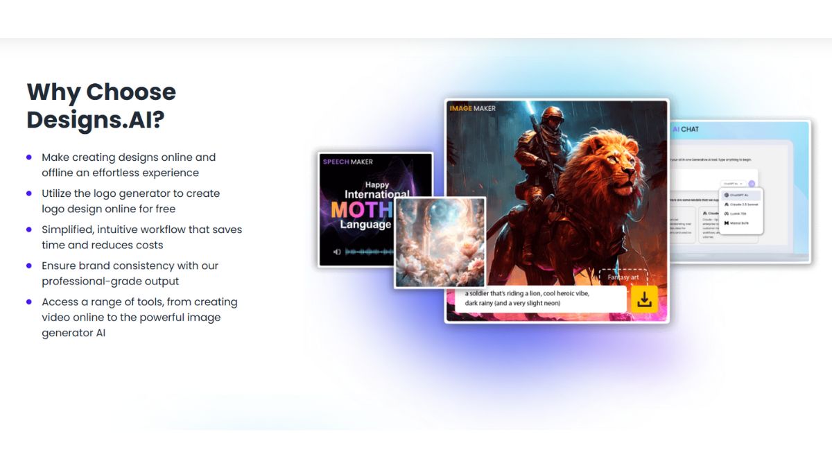 Công cụ tạo video AI miễn phí- Designs