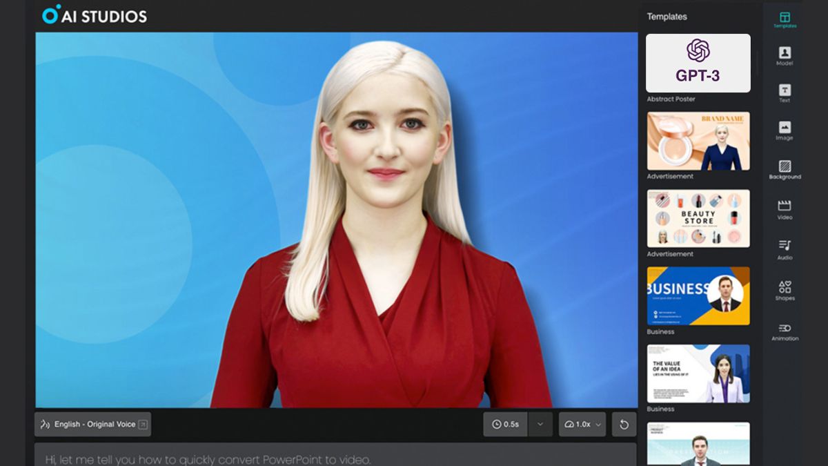 Công cụ tạo video AI miễn phí- DeepBrain