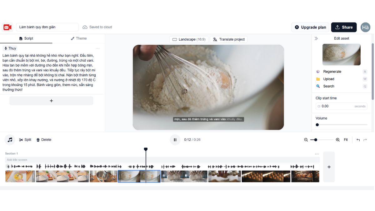 Công cụ tạo video AI tiếng Việt- Cách sử dụng VideoGen