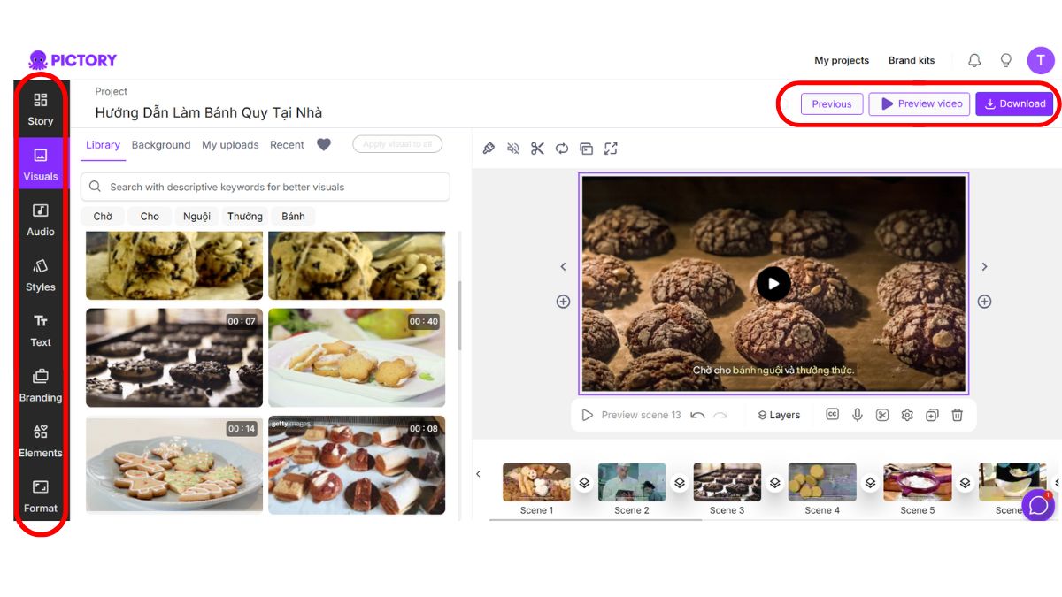 Công cụ tạo video AI tiếng Việt- Cách sử dụng Pictory