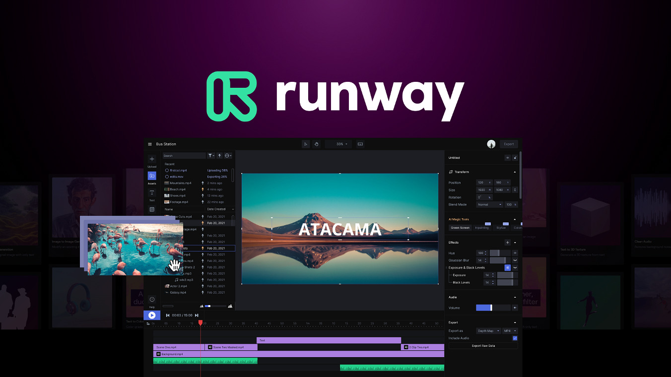 Công cụ tạo video từ ảnh miễn phí 2025- Runway