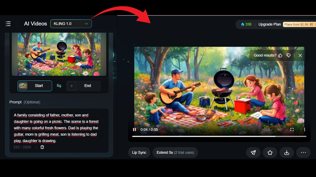 Công cụ tạo video AI từ văn bản miễn phí- Hướng dẫn sử dụng Kling AI
