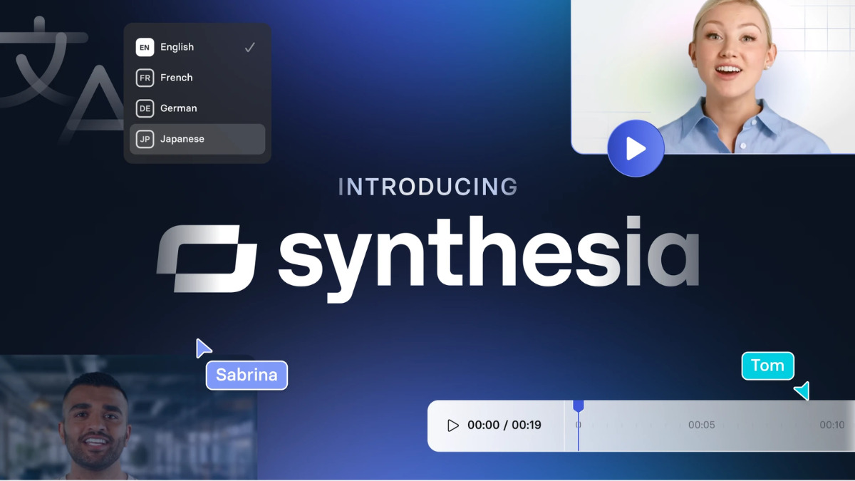 Công cụ tạo video AI từ văn bản miễn phí- Synthesia