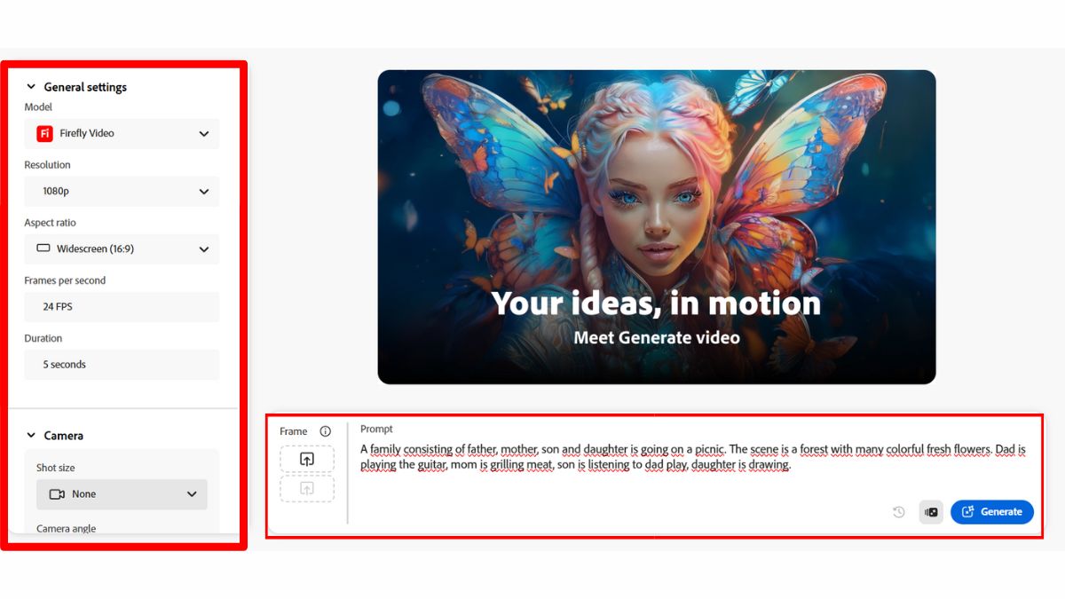 Công cụ tạo video AI từ văn bản miễn phí- Cách sử dụng Adobe Firefly
