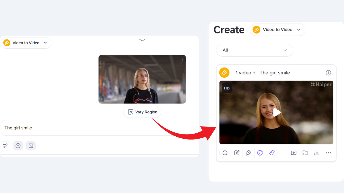 Công cụ tạo video AI từ video có sẵn- Hướng dẫn sử dụng Haiper AI