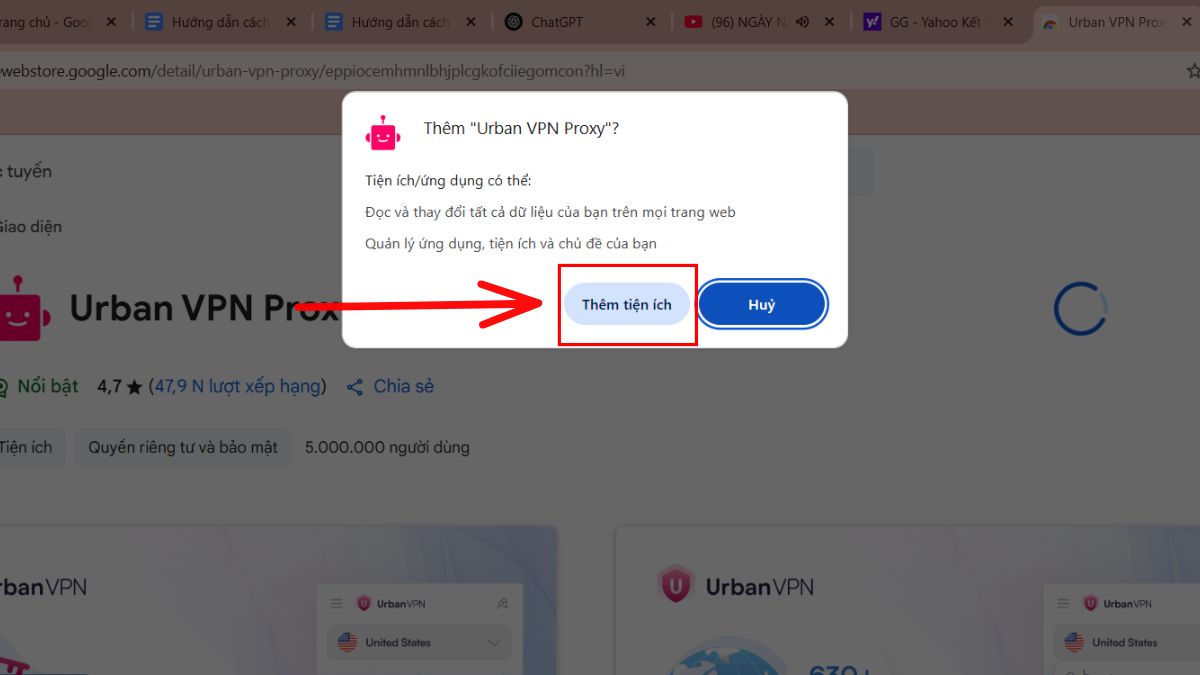 Bước 2 Tạo video bán hàng với Google Veo 3- Bắt đầu với Urban VPN Proxy bước 2.2