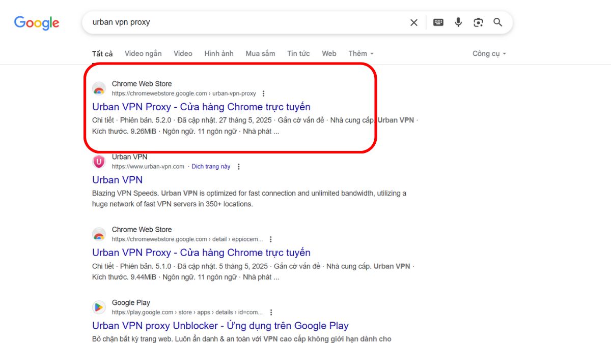 Bước 2 Tạo video bán hàng với Google Veo 3- Bắt đầu với Urban VPN Proxy bước 1