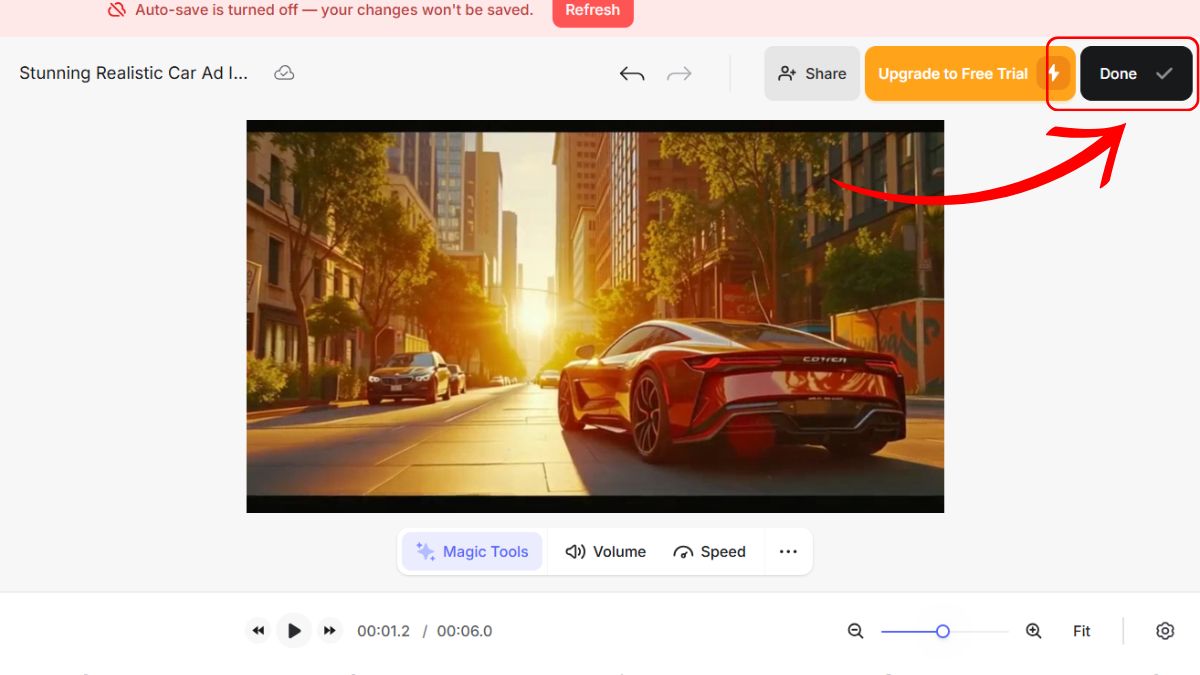 Hướng dẫn cách tạo video intro bằng Veed bước 6.1