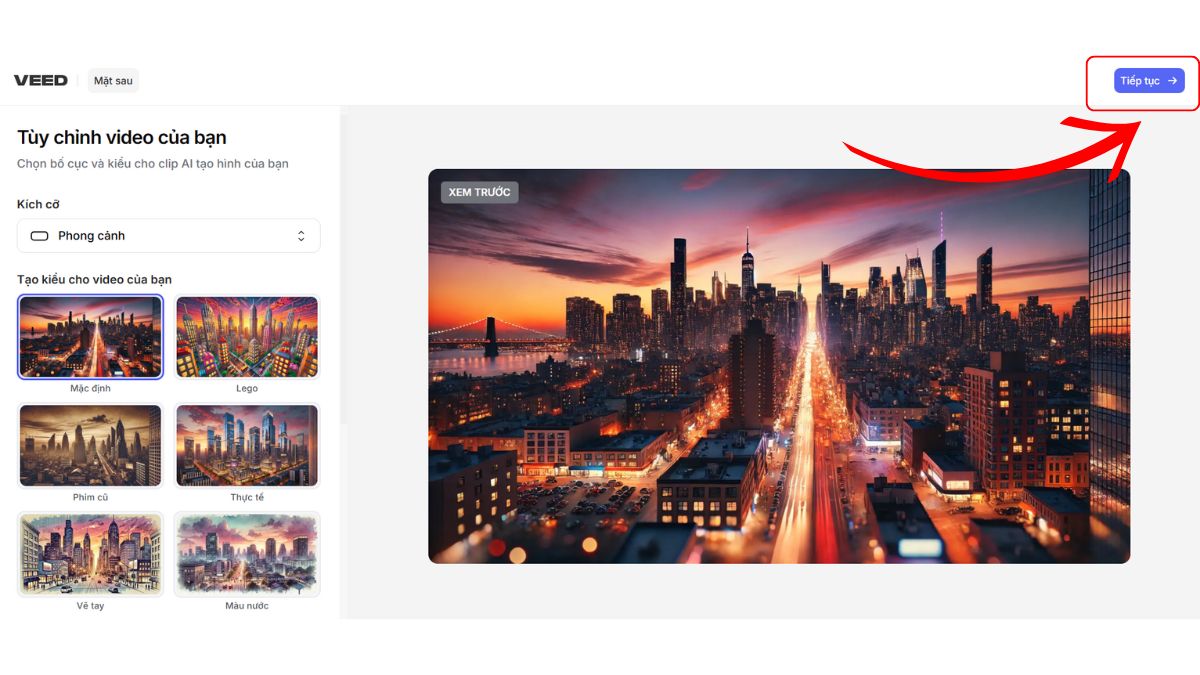 Hướng dẫn cách tạo video intro bằng AI bước 4