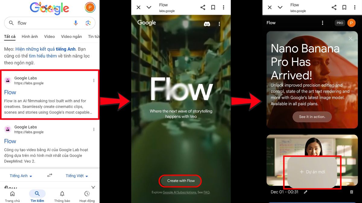 Cách Tạo Video Kể Chuyện Bằng AI Trên Điện Thoại Bước 3.1