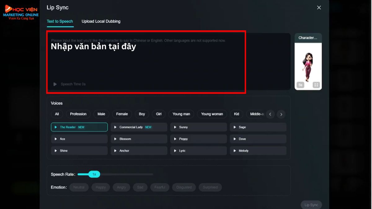 Cách làm video AI nói miễn phí với Kling AI- Cách sử dụng bước 3
