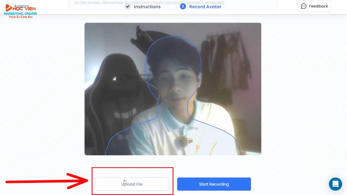 Cách làm video AI nói miễn phí với DeepBrain- Cách sử dụng bước 3.2
