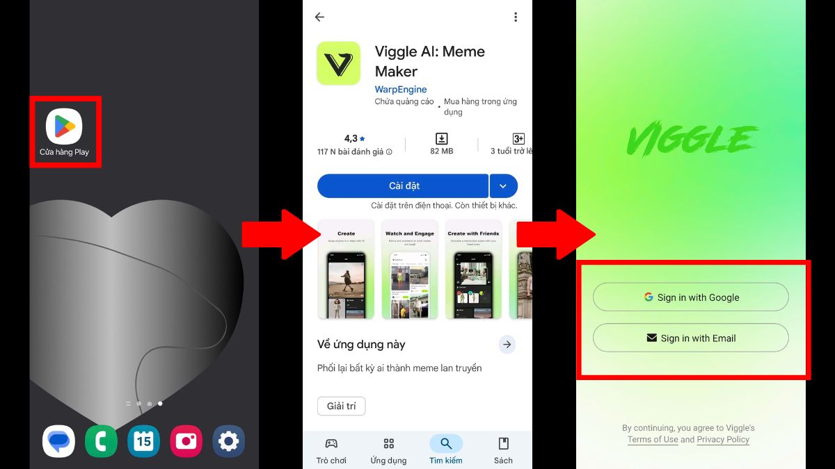 Cách Tạo Video Nhảy Bằng AI Trên Điện Thoại Với Viggle bước 1