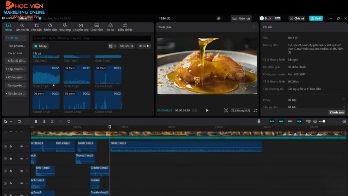 Công cụ làm video quảng cáo sản phẩm bằng AI- Các bước thực hiện CapCut