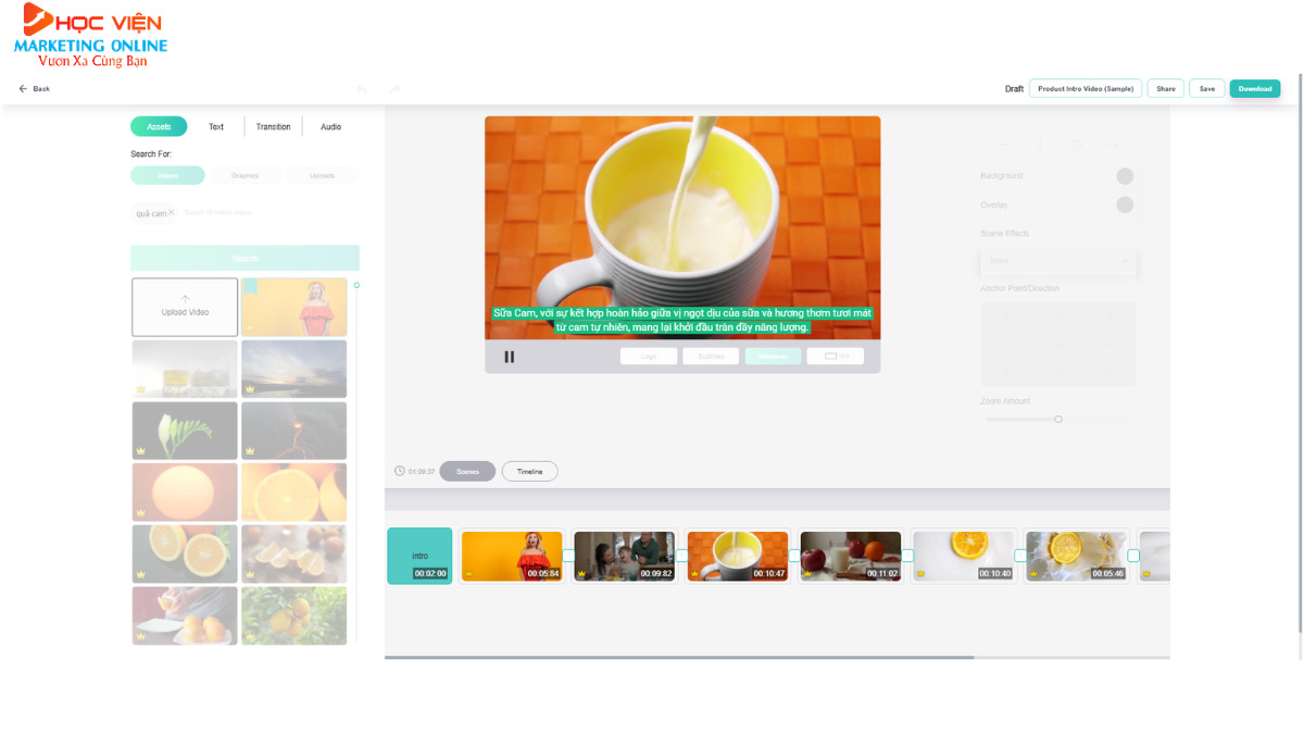 Công cụ làm video quảng cáo sản phẩm bằng AI- Các bước thực hiện Designs.ai