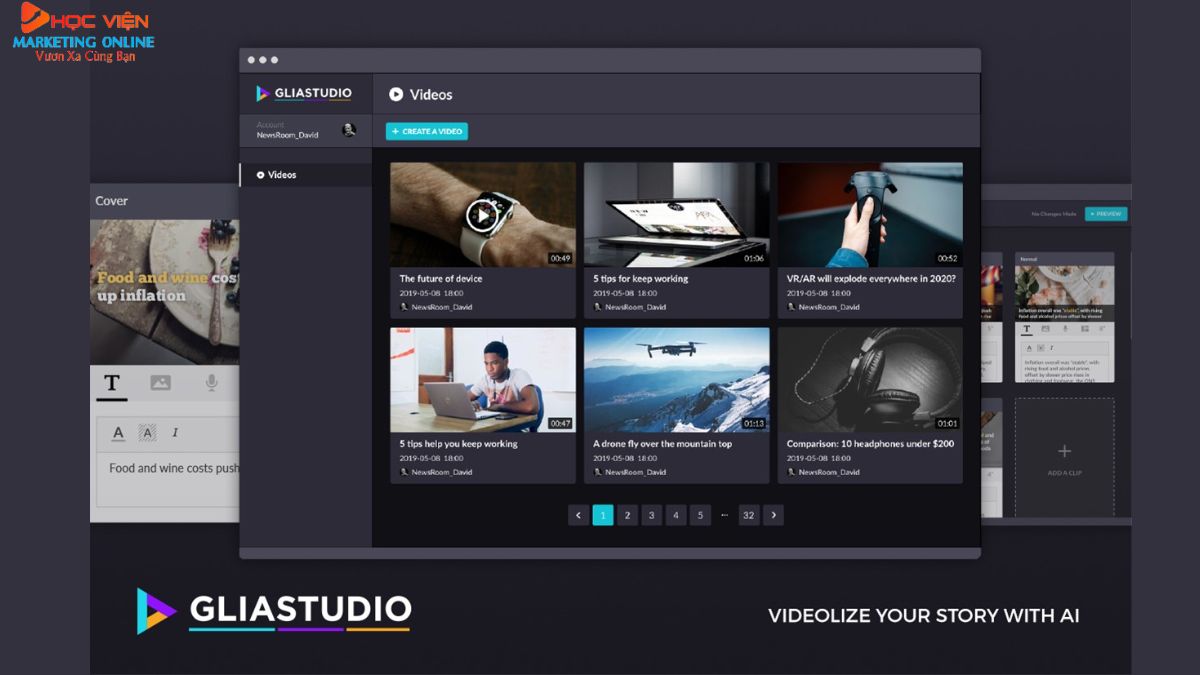 Công cụ làm video quảng cáo sản phẩm bằng AI- Các bước thực hiện GliaCloud
