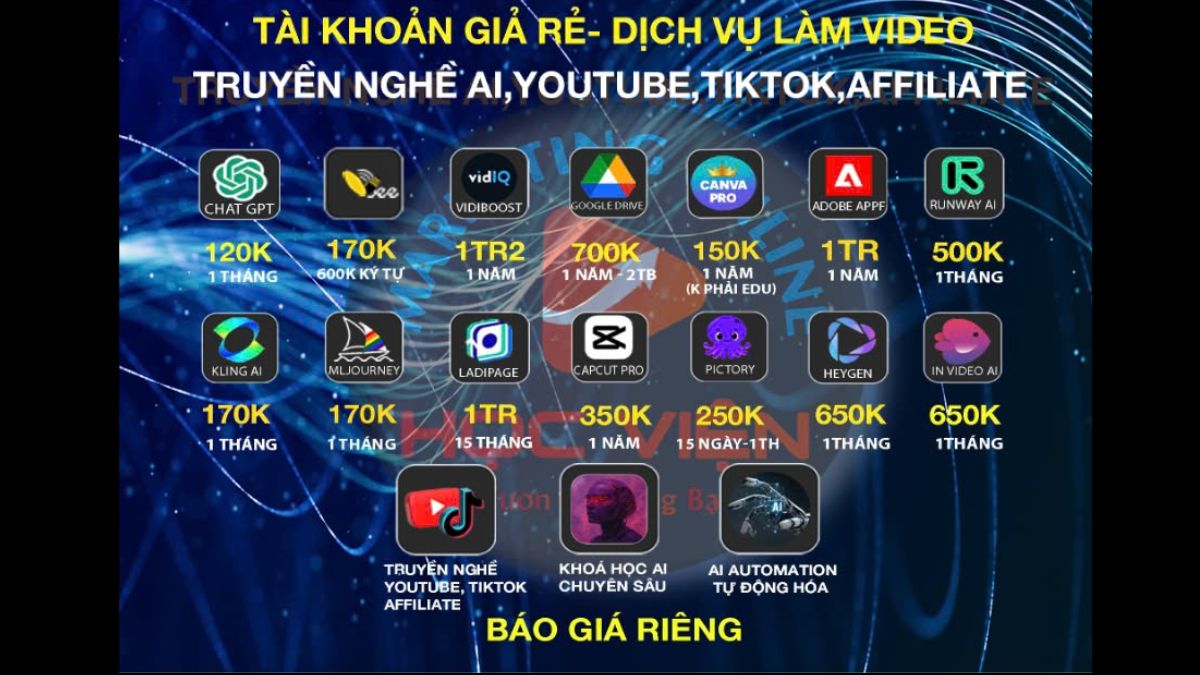 HVMO cung cấp tài khoản Veo 3