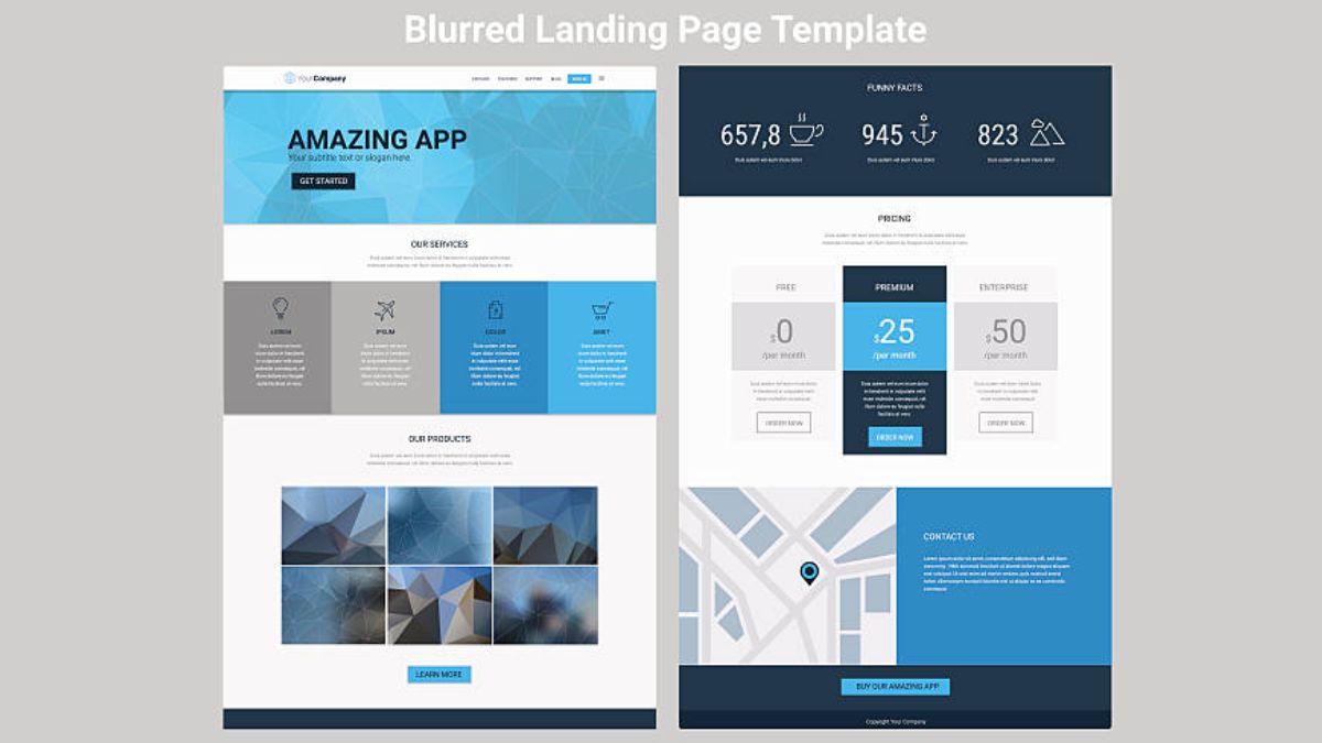 Thiết Kế Landing Page Miễn Phí bước 3- Layout và UX của landing page 1