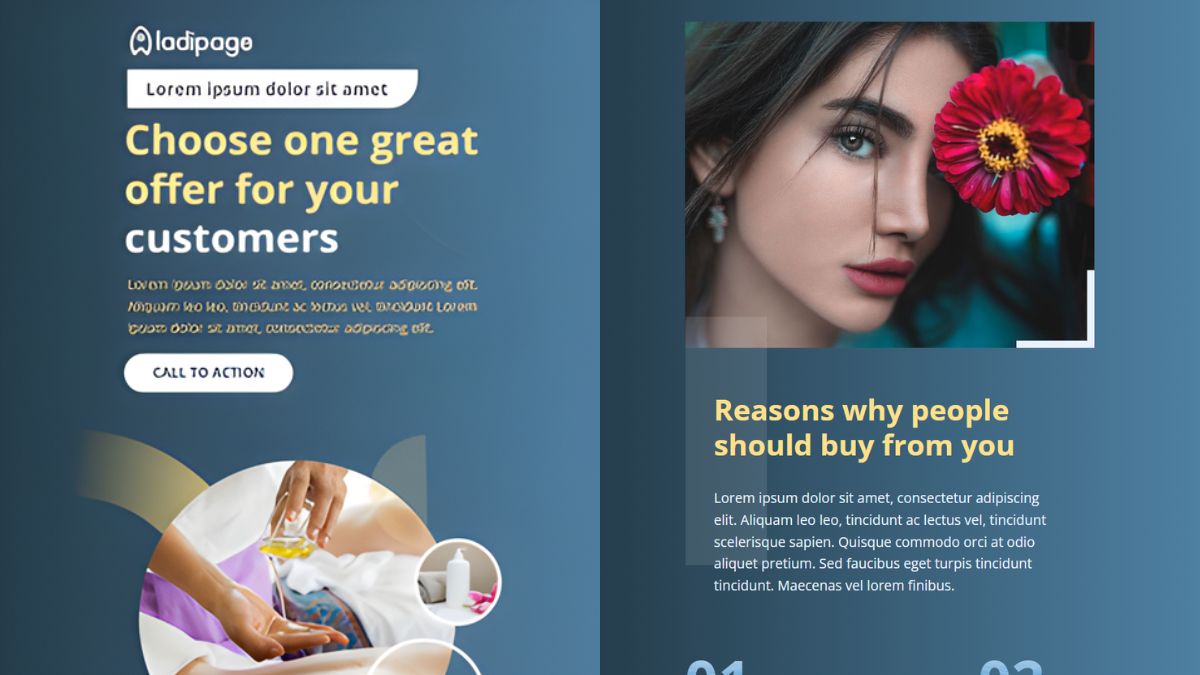 Mẫu 1 Thiết Kế Landing Page Spa, Nha Khoa, Thẩm Mỹ
