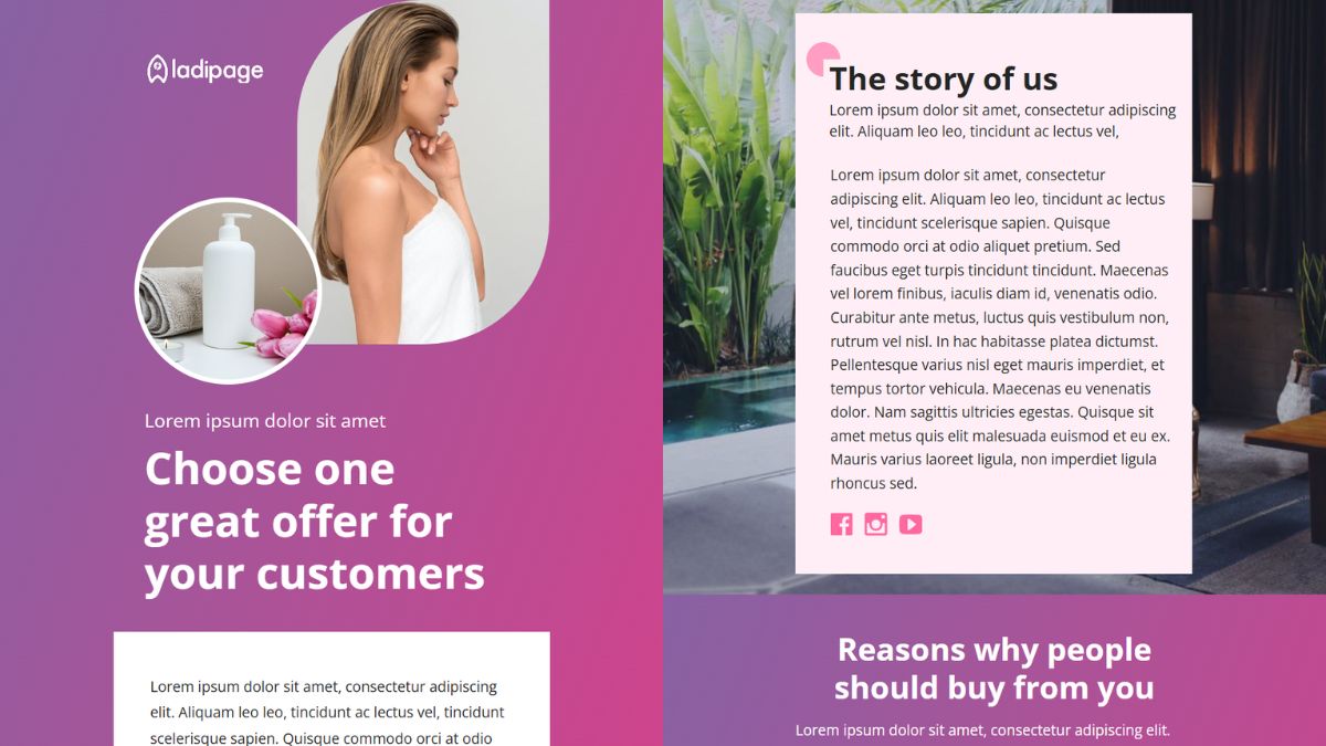 Mẫu 3 Thiết Kế Landing Page Spa, Nha Khoa, Thẩm Mỹ