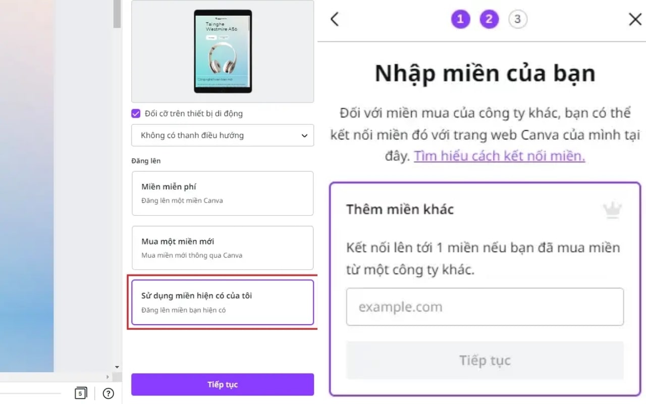 Hướng Dẫn Cách Thiết Kế Landing Page Trên Canva bước 6.1