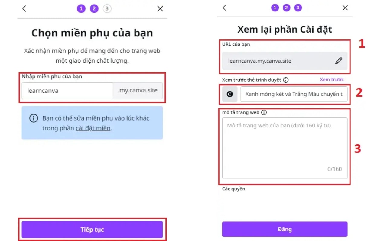 Hướng Dẫn Cách Thiết Kế Landing Page Trên Canva bước 6.4