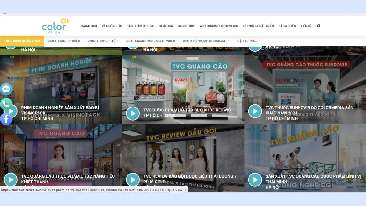 Dự án nổi bật của ColorMedia