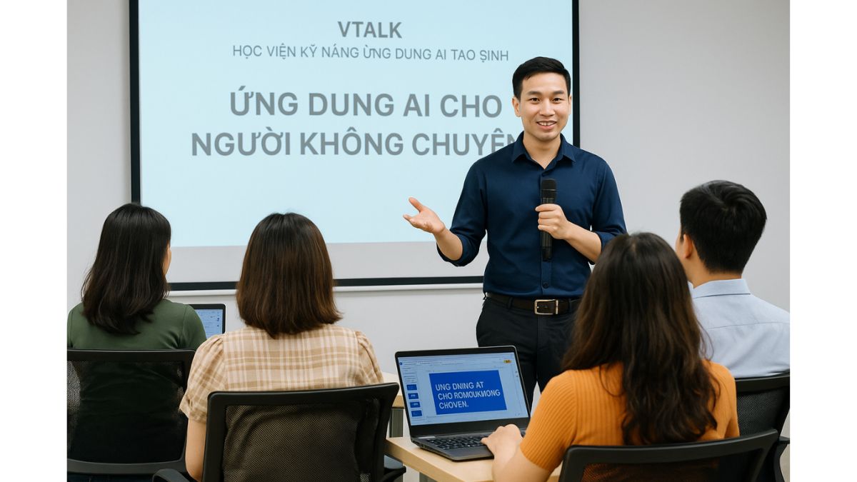 Top Trung Tâm Đào Tạo AI Uy Tín- Vtalk