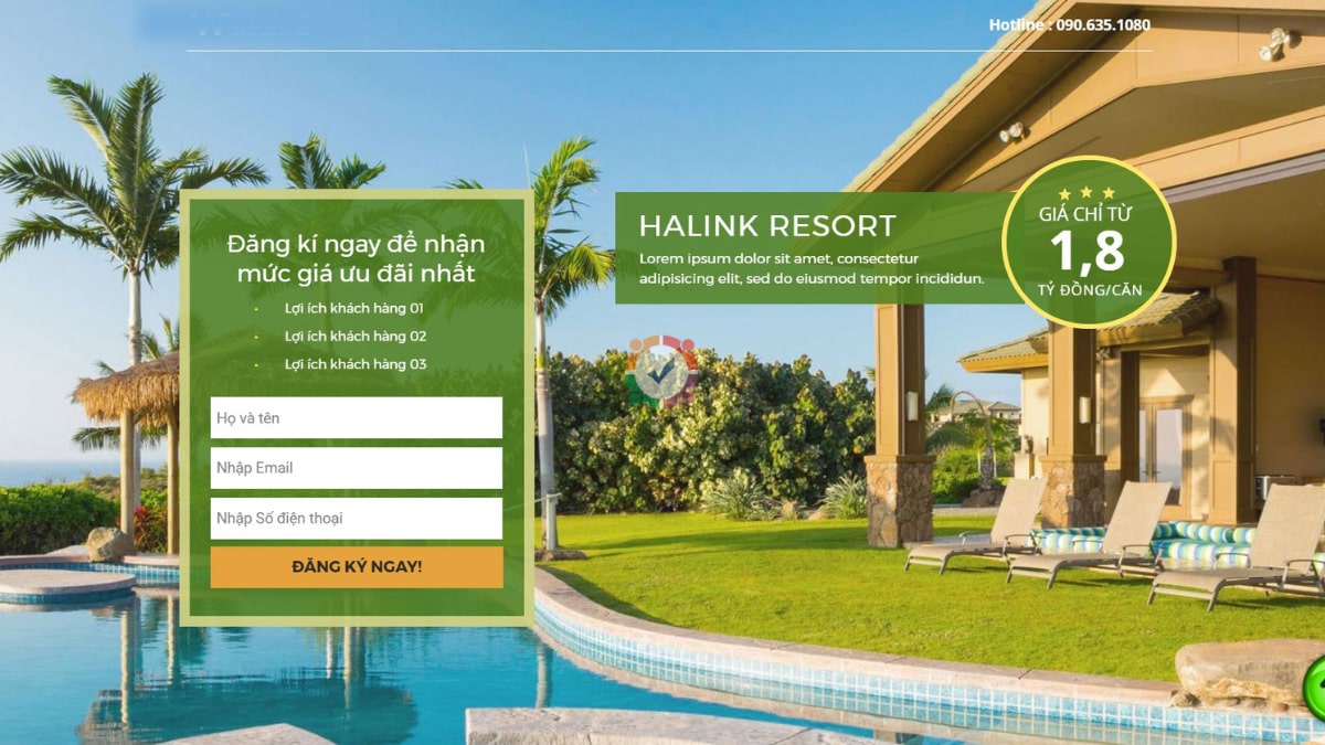 Các Loại Trang Đích Phổ Biến- Trang đích thu thập thông tin khách hàng