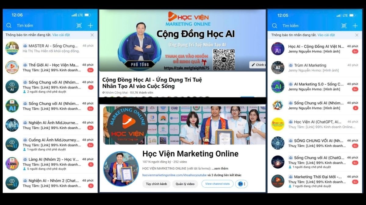 HVMO sở hữu nhiều cộng đồng chia sẻ kiến thức AI trên Facebook được giới trẻ quan tâm