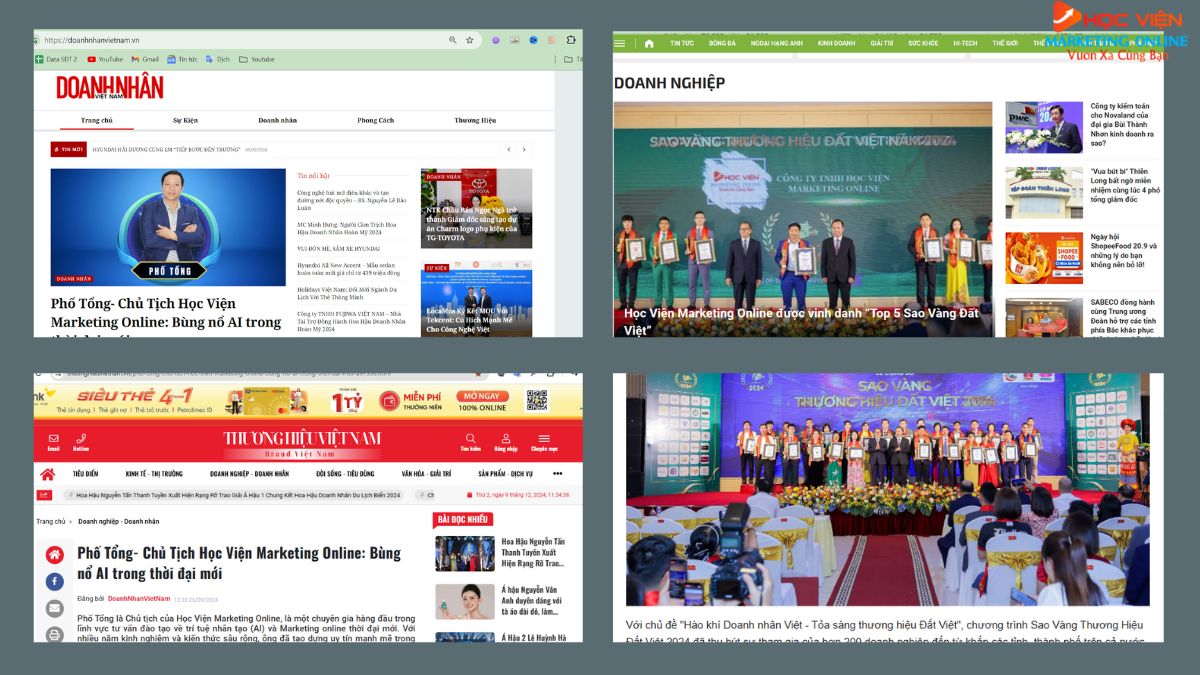 HVMO nổi bật trên các trang báo uy tín