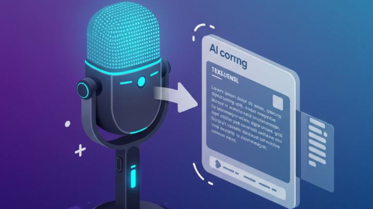 Xu hướng tương lai của video AI năm 2025- Chuyển giọng nói thành văn bản